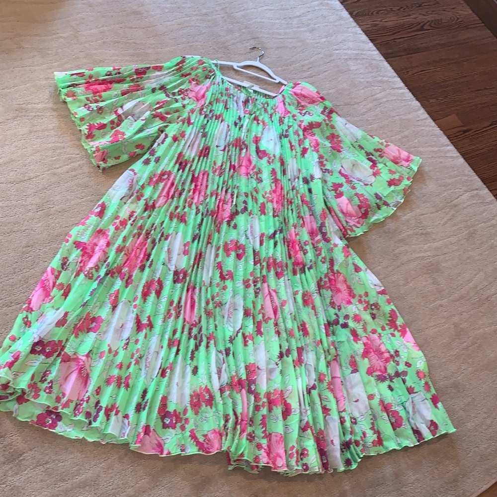 Christopher John Rogers Pleated Midi Dress - Picture 12 of 16